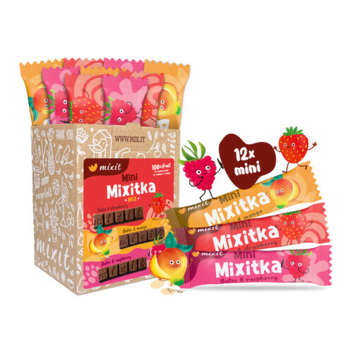 Mixit MiniMixitka Mix  Jahoda mango malina 12x27g - II. jakost