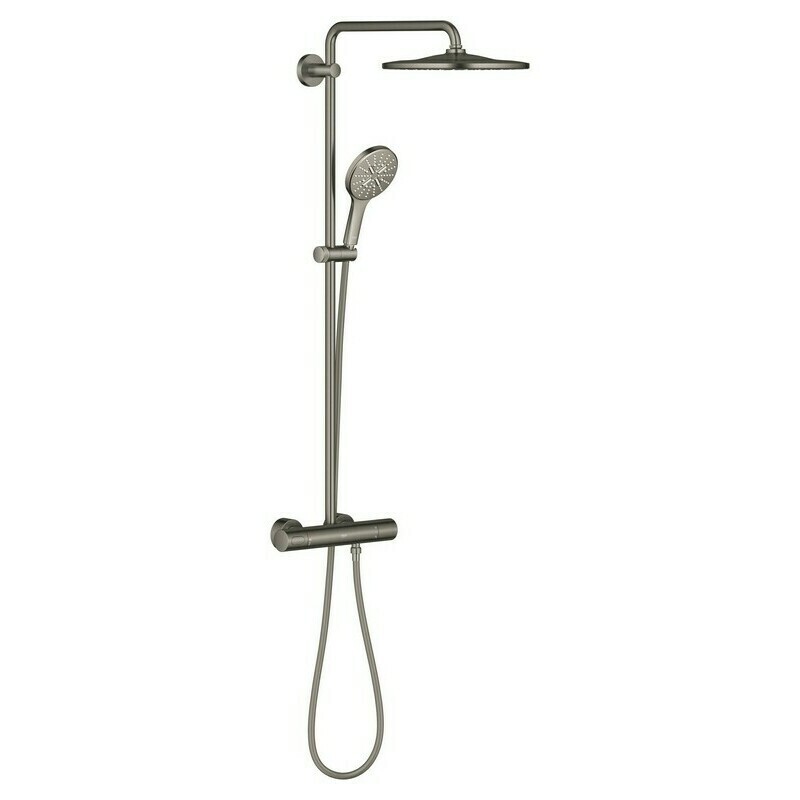 Systém sprchový termostatický Grohe Rainshower SmartActive 310 kartáčovaný Hard Graphite