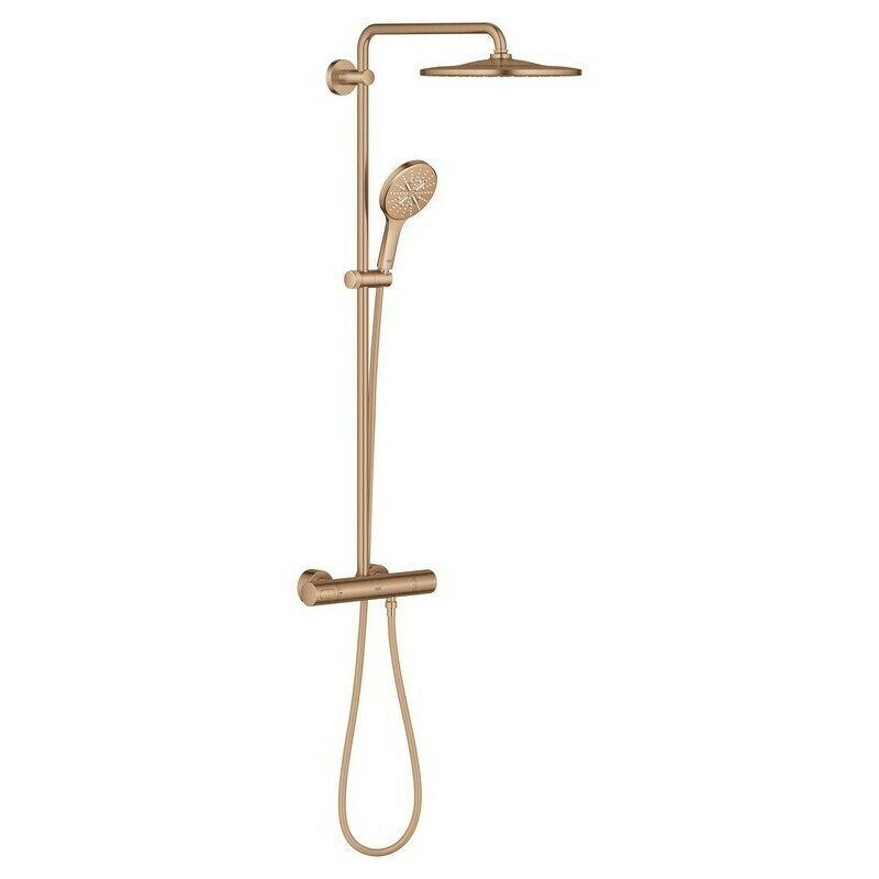 Systém sprchový termostatický Grohe Rainshower SmartActive 310 kartáčovaný Warm Sunset