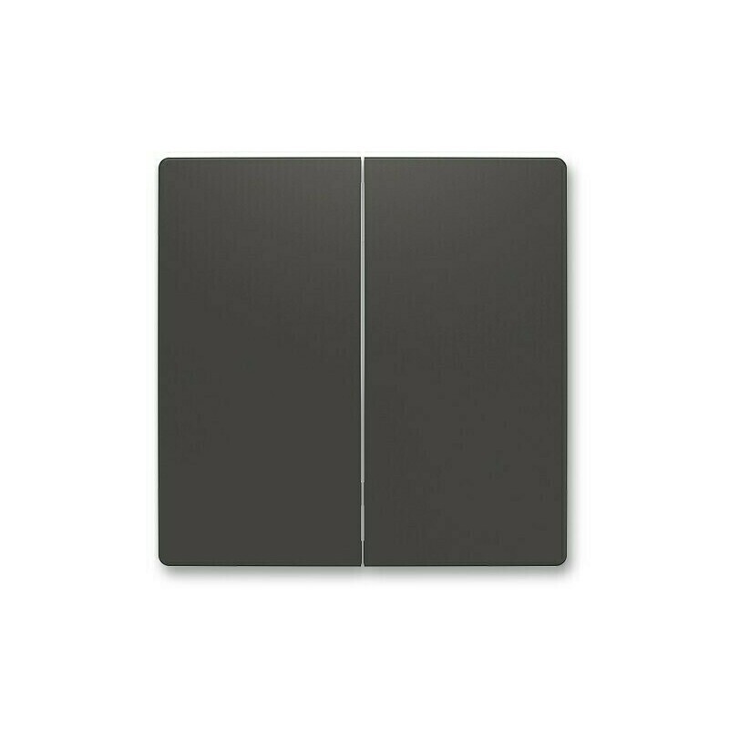 ROZBALENO Kryt 2nás pro smart switch (BLE, FoH) ZONI mat.černá ABB