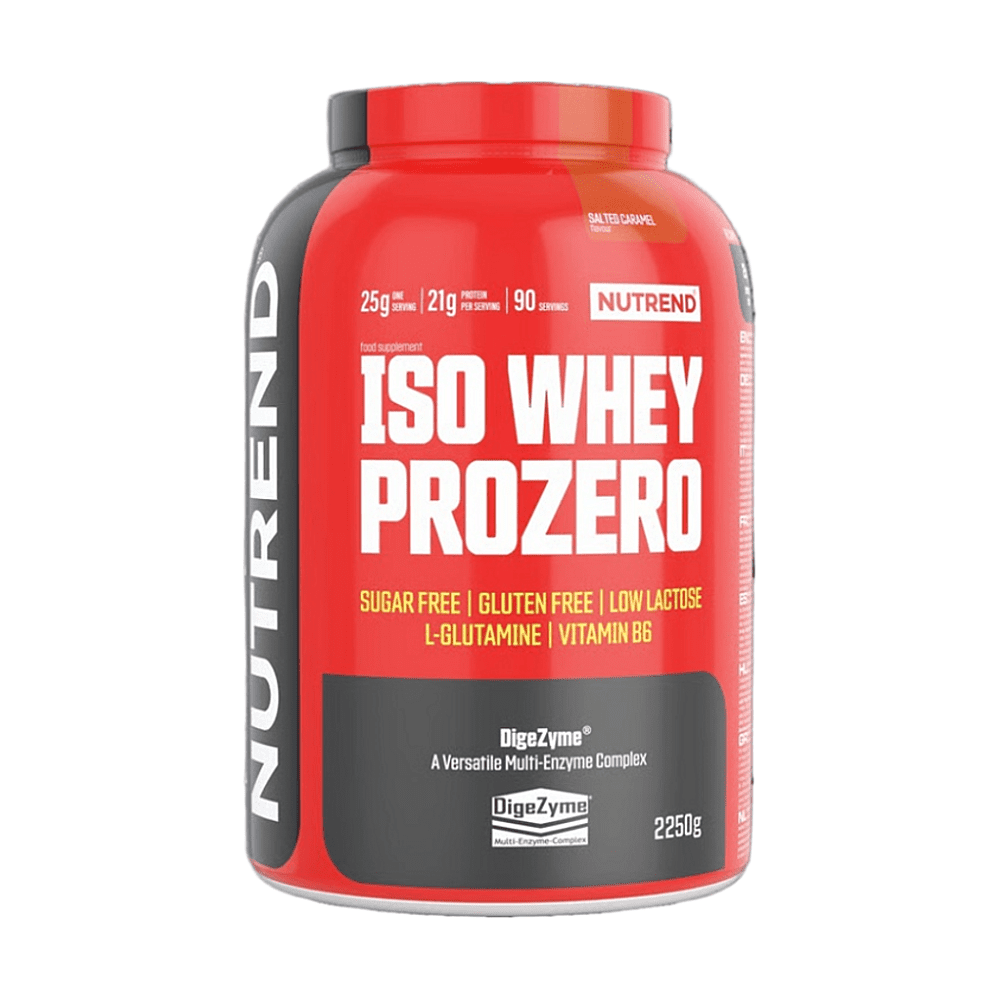 NUTREND Iso whey prozero slaný karamel 2250 g