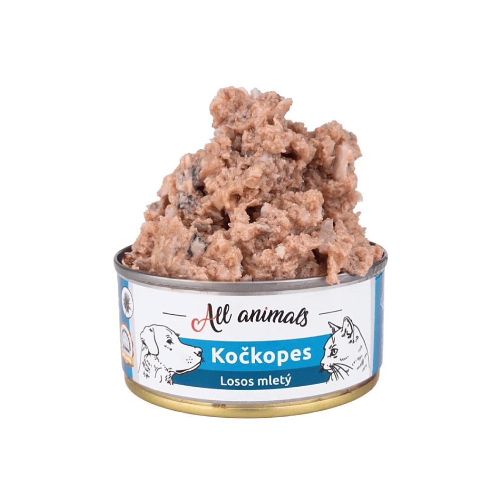 ALL ANIMALS Kočkopes losos mletý 90 g