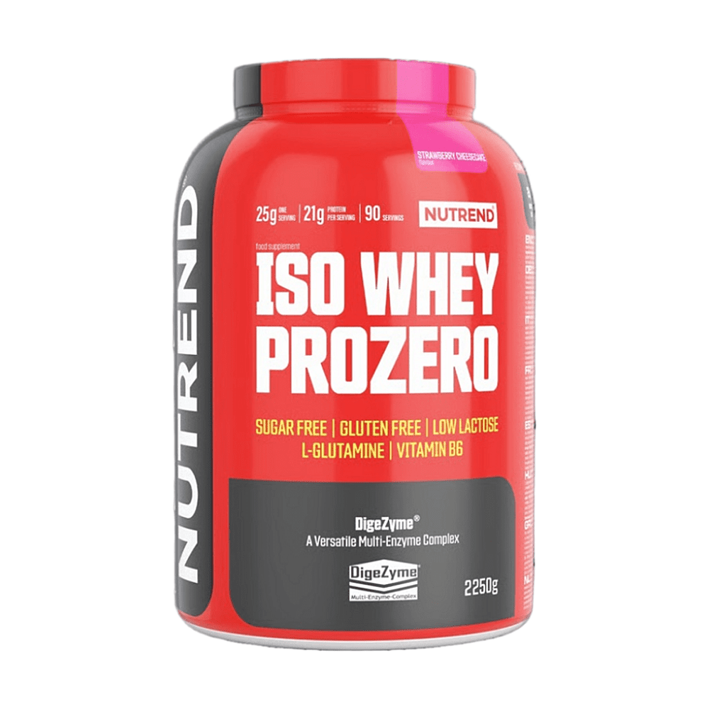 NUTREND Iso whey prozero jahodový cheesecake 2250 g