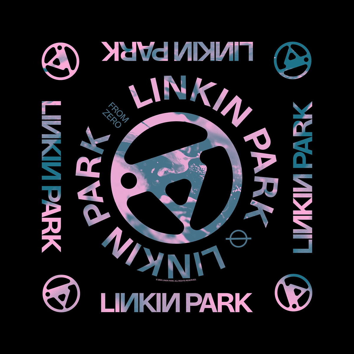 šátek LINKIN PARK - FROM ZERO - černý - RAZAMATAZ