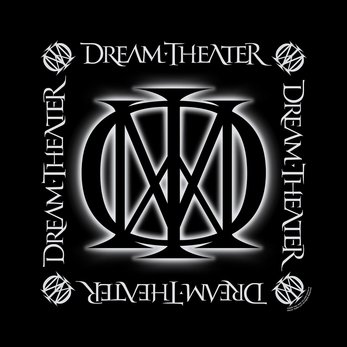 šátek DREAM THEATER - SYMBOL - černý - RAZAMATAZ