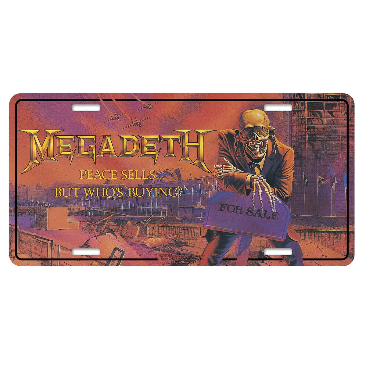 cedule MEGADETH - PEACE SELLS - RAZAMATAZ