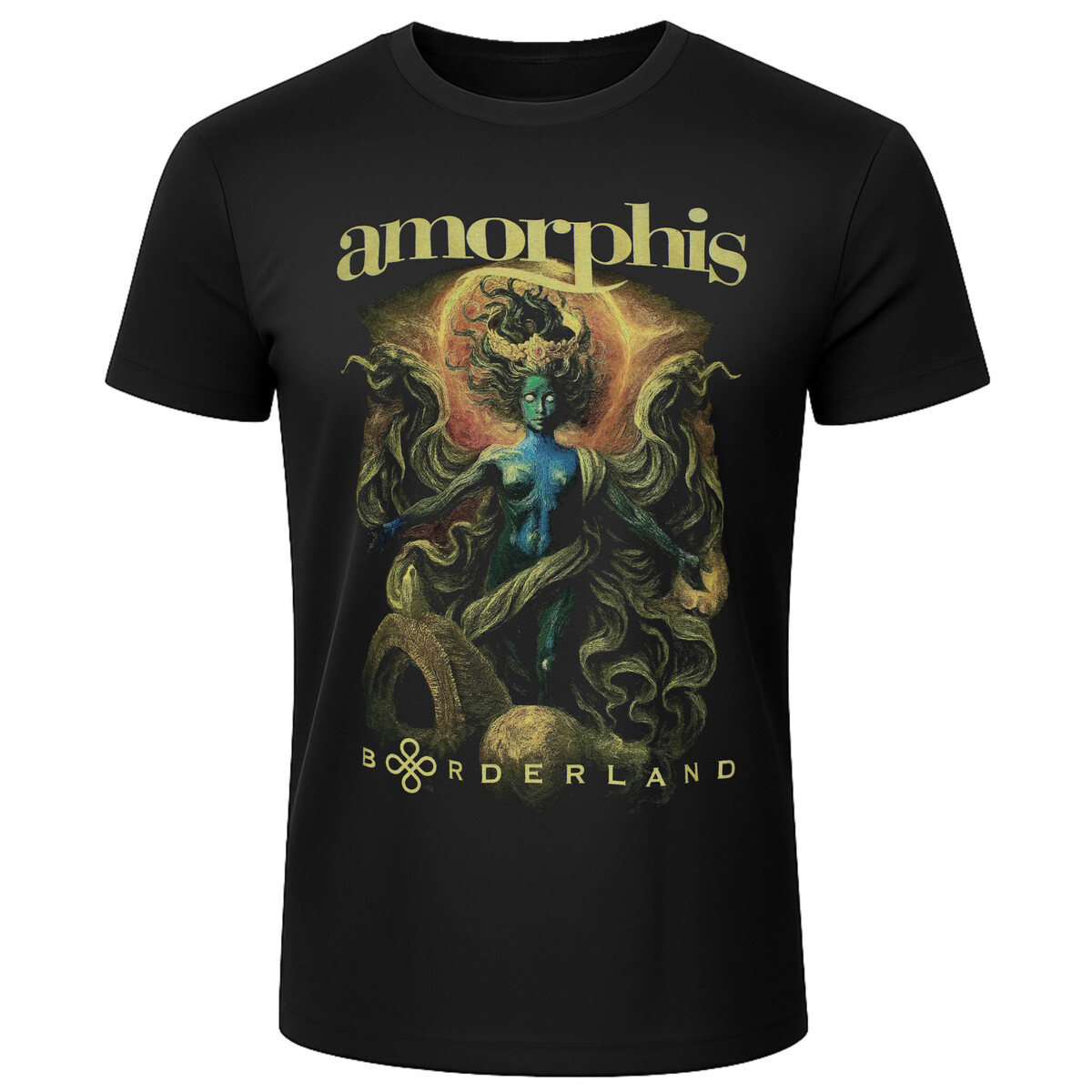 pánské tričko Amorphis - Borderland Marcelo - černé - LOW FREQUENCY S