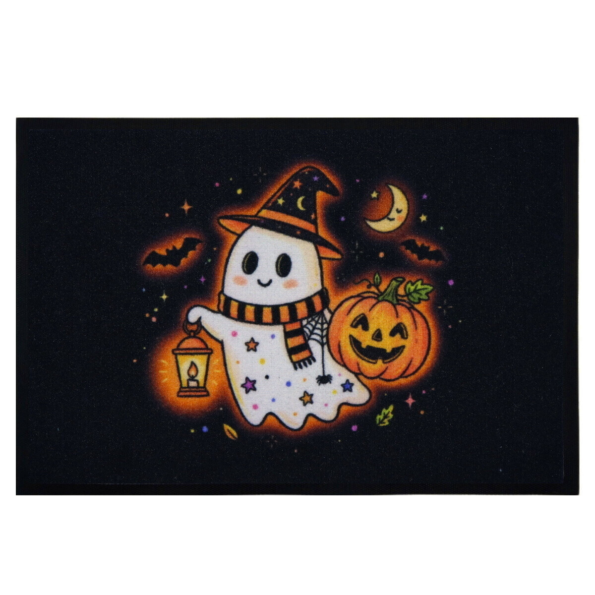 Rohožka Halloweenský duch 40x60 cm, 40x60, černá, Mercury Flooring