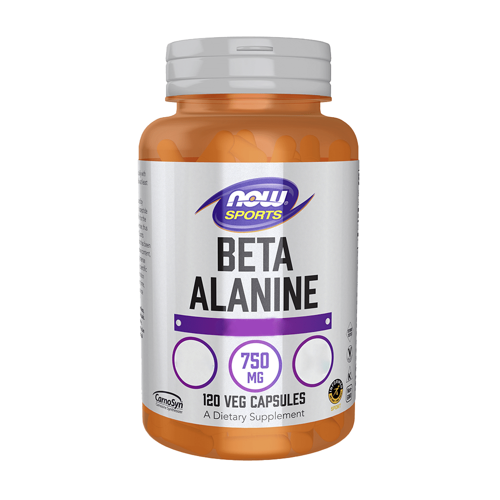 Now® Foods NOW Beta-alanin, 750 mg, 120 rostlinných kapslí