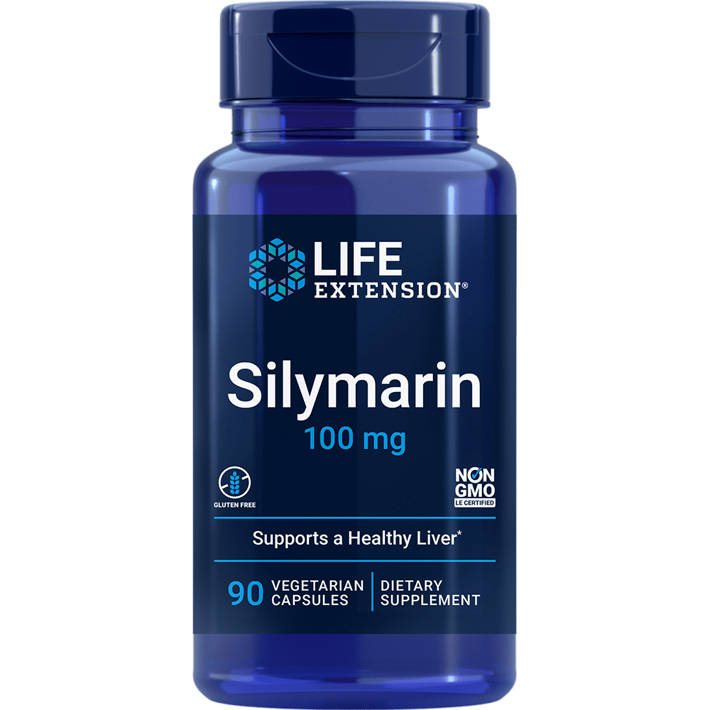 Life Extension Silymarin, 100 mg, 90 rostlinných kapslí