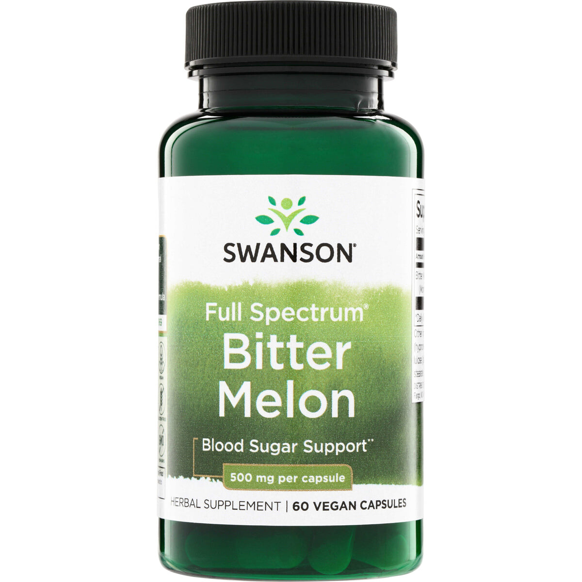 Swanson Hořká okurka (Bitter Melon), 500 mg, 60 kapslí