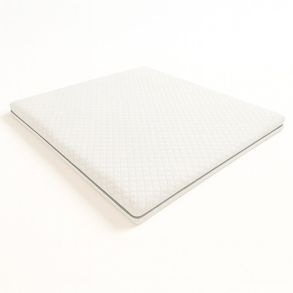 The White Stone VRCHNÍ Matrace 160x190 z Memory Pěny s 9 Diferencovanými Zónami ; Výška 10 cm ; Snímatelný Potah z Pure Hypoalergenní Tkaniny