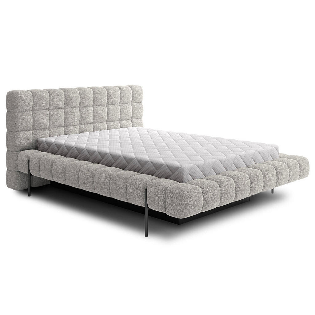 Petits-meubles BOXSPRING POSTEL 160/200 Ezio Světle šedá