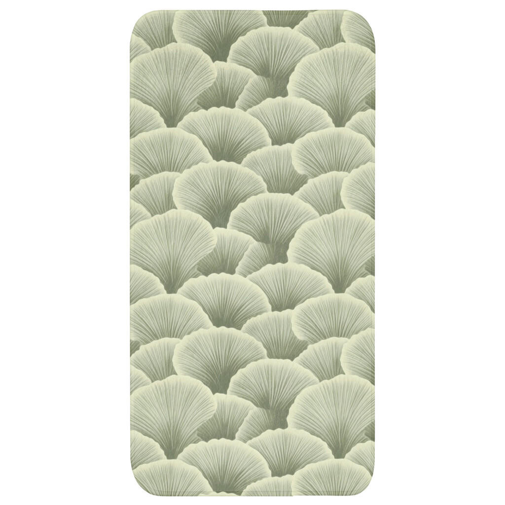 OnlyWow KOUPELNOVÁ PŘEDLOŽKA Vějíř - list - zelený 60x120 cm
