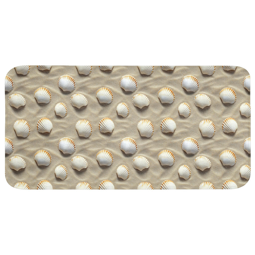 OnlyWow KOUPELNOVÁ PŘEDLOŽKA Mušle - Písek - Námořní 120x60 cm