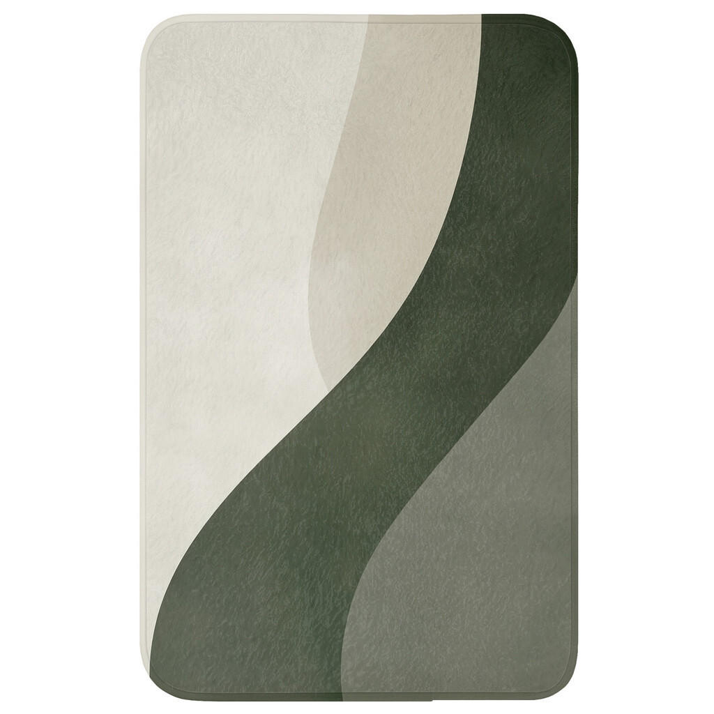 OnlyWow WC PŘEDLOŽKA Japonsko - Zelená - Abstraktní - Moderní 50x80 cm