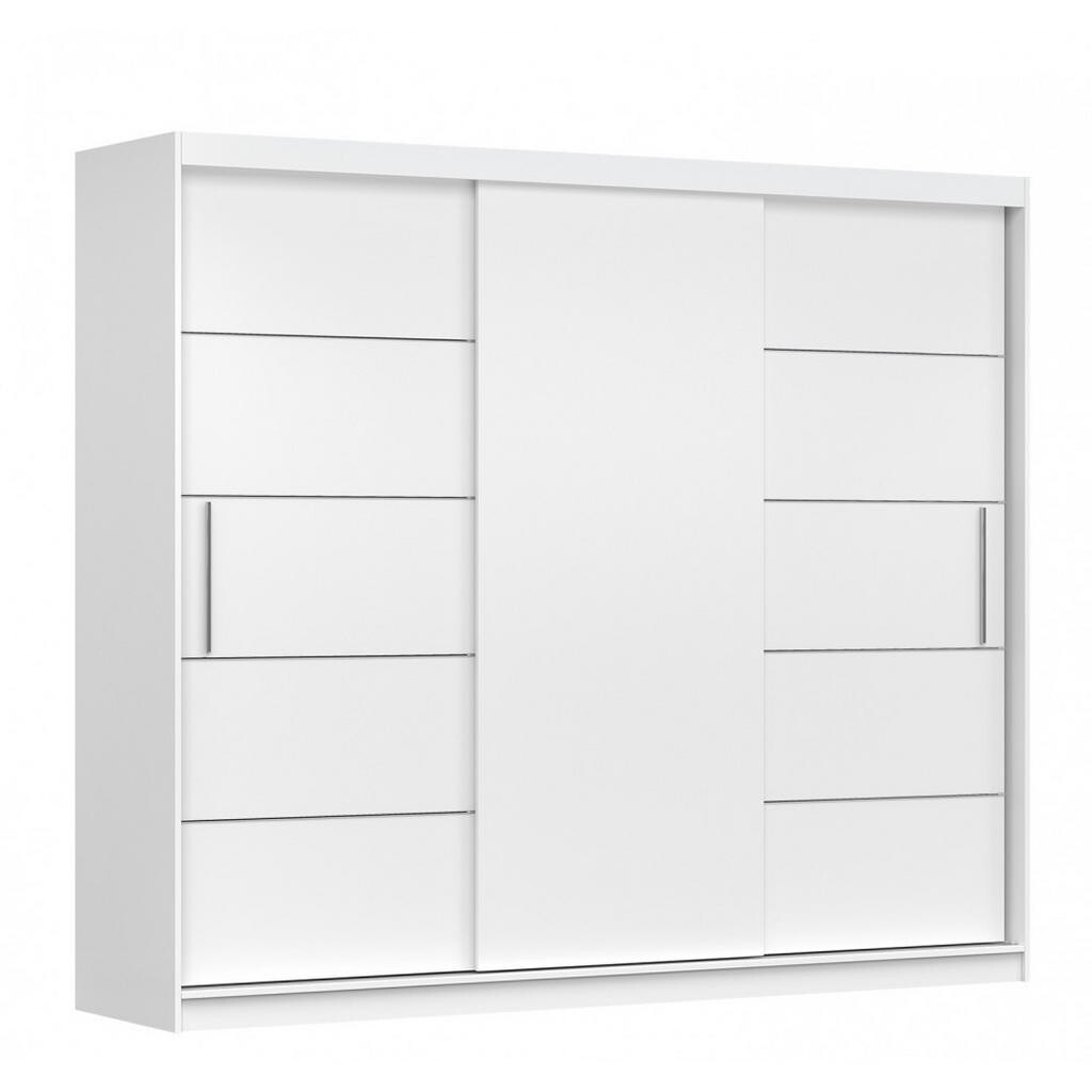 imoebel24 SKŘÍŇ s otočnými dveřmiAlba II 250 cm 250/218/61 cm, 3dveřová, bílý