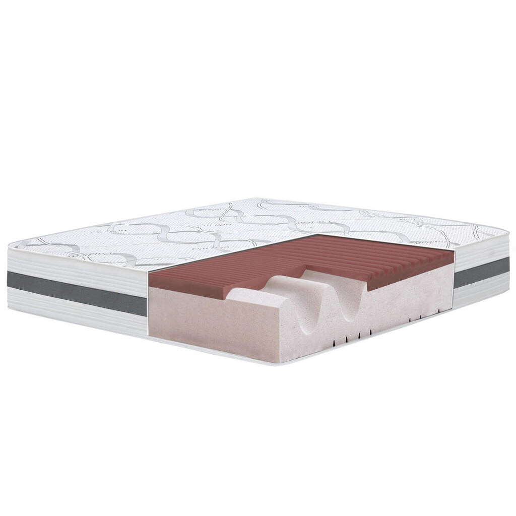 The White Stone MEMORY Foam Matrace 100x195 cm Výška 27 cm ; Hypoalergenní a Prodyšný Potah ; Ortopedické Přizpůsobivé Vlastnosti ; Středně Tvrdá