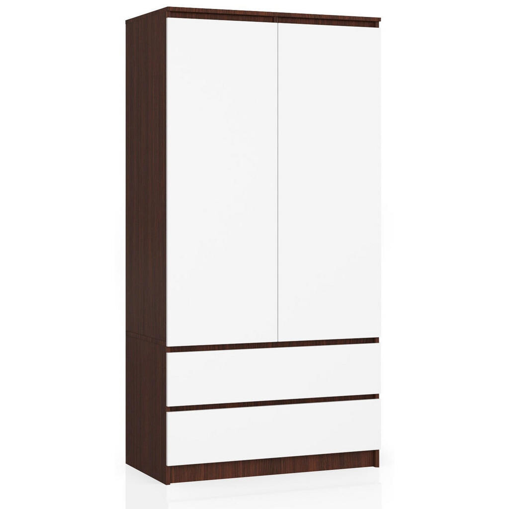 RAUMHIRSCH FURNITURE SKŘÍŇ tmavě hnědá, bílá 180/90/51