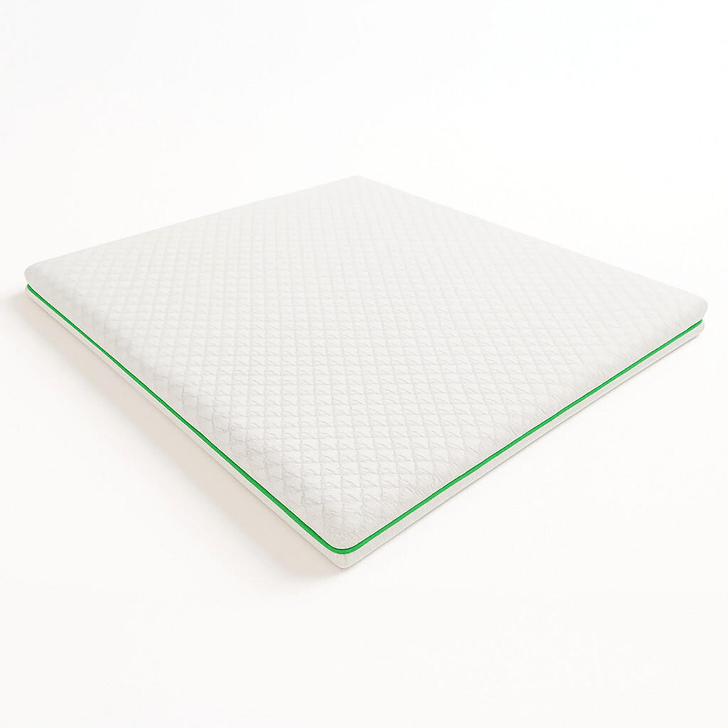 The White Stone VRCHNÍ Matrace 90x200 z Memory Pěny Breeze s 9 Zónami ; Výška 5 cm ; Hypoalergenní a Chladivá Polar Tkanina