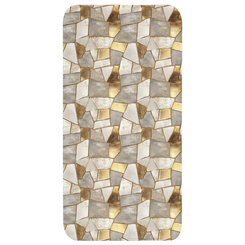 OnlyWow KOUPELNOVÁ PŘEDLOŽKA Mozaika - Mramor - Zlato 60x120 cm