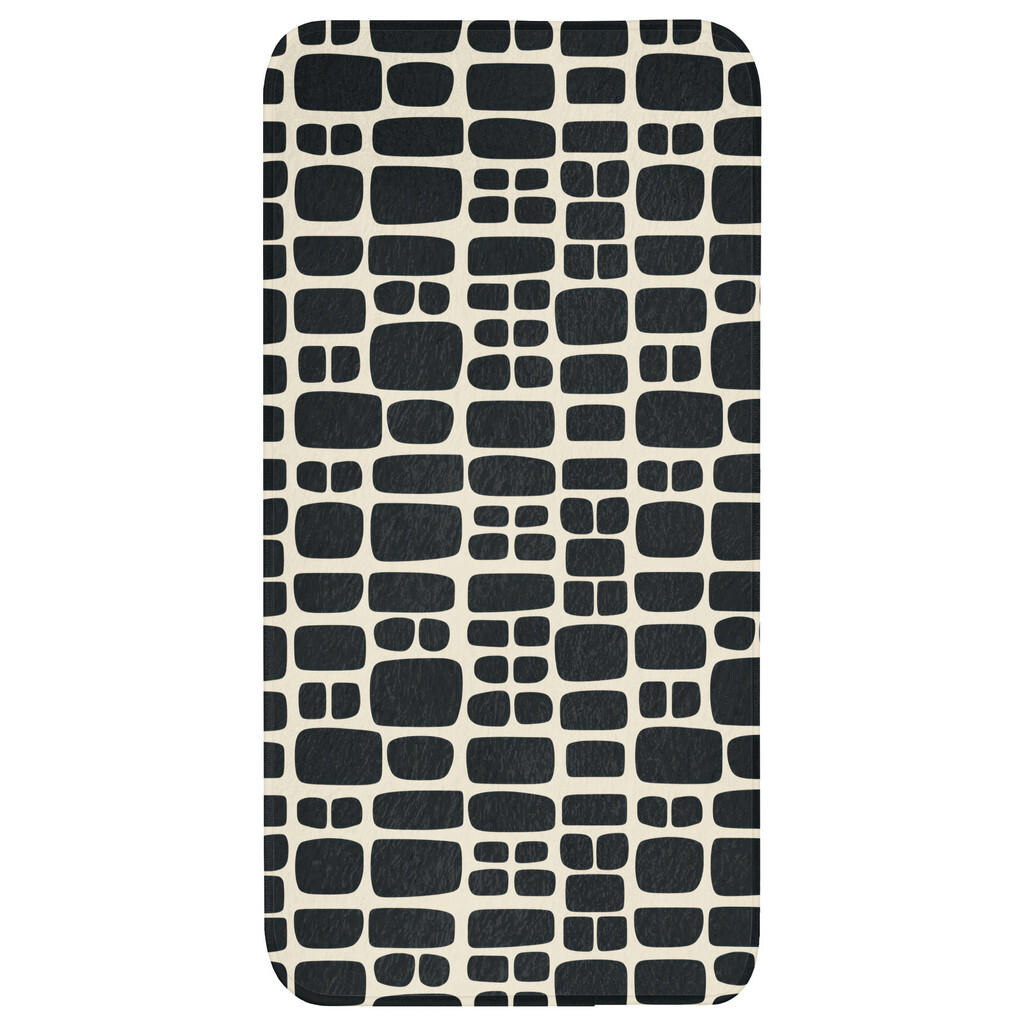 OnlyWow KOUPELNOVÁ PŘEDLOŽKA Moderní - organické - černé 60x120 cm