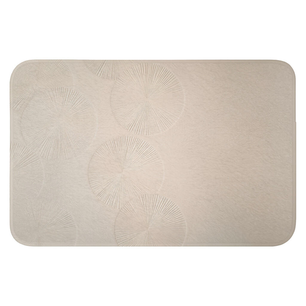 OnlyWow KOUPELNOVÁ PŘEDLOŽKA Japandi - Béžová - Moderní 60x40 cm