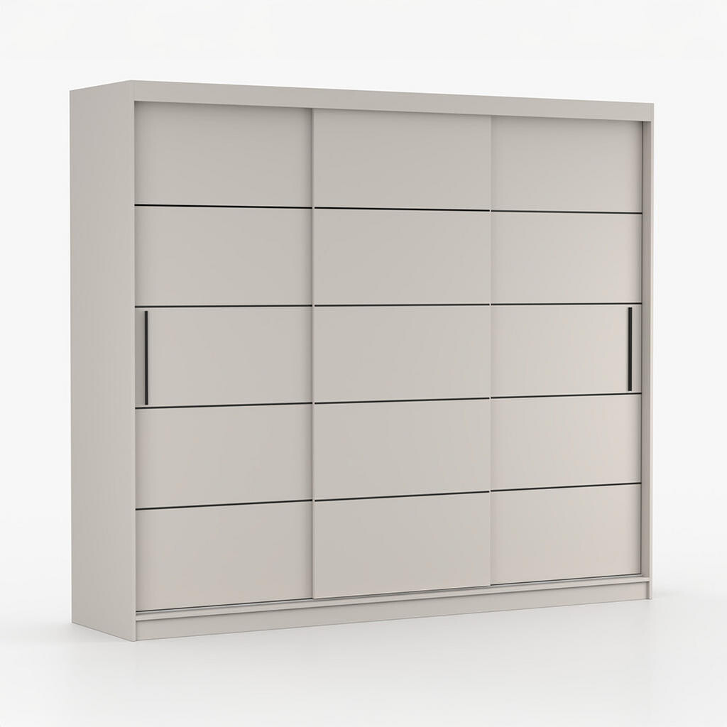 imoebel24 SKŘÍŇ s otočnými dveřmiAlba II 250 cm 250/218/61 cm, 3dveřová, kašmír