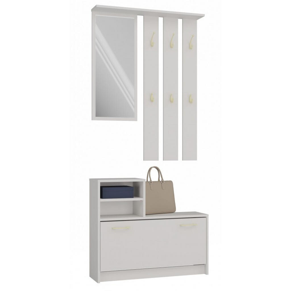 RAUMHIRSCH FURNITURE ŠATNÍK praktická šatníková sestava se zrcadlem Kaschmir 85/180/24