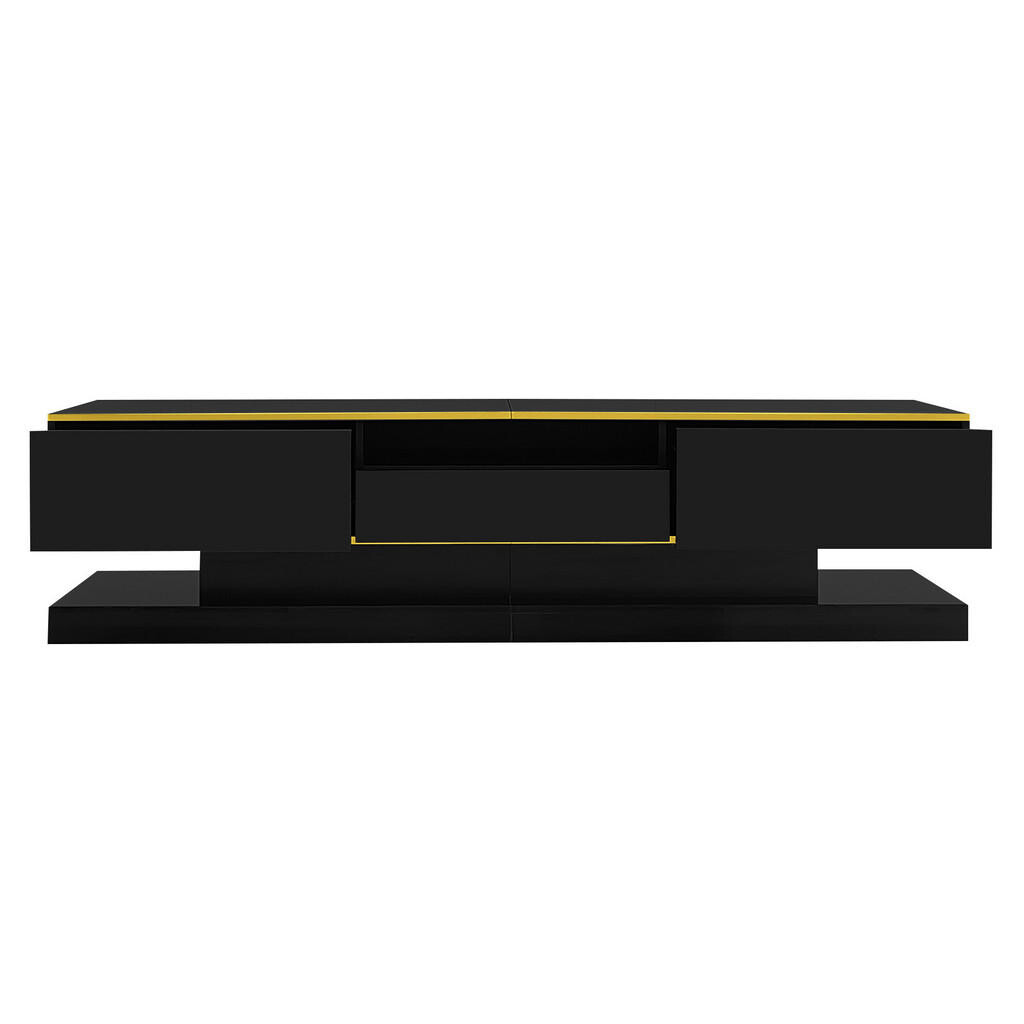 Urban Meuble TV STOLEK černý 180/38/45 cm