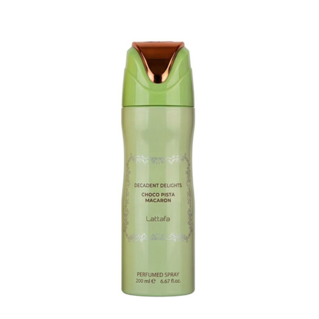 Lattafa Deodorant Delights Choco Pista Macaron - dámský deodorant, 200 ml