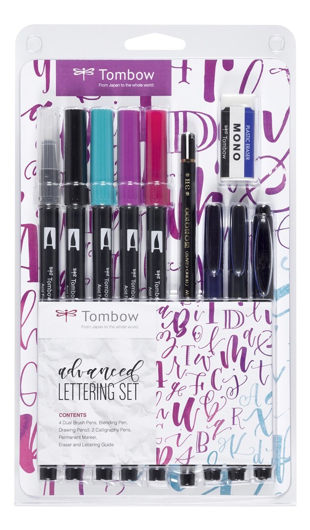 Tombow Tombow, LS-ADV, sada na kaligrafii pro pokročilé, 10 ks