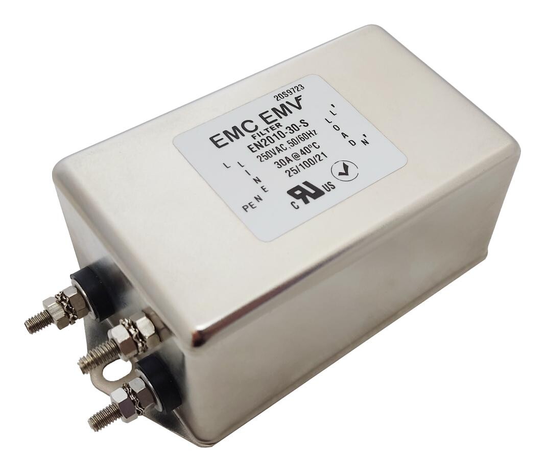 United Automation A-En2010-30-S Power Line Emi/rfi Filter, 1Ph/30A/screw