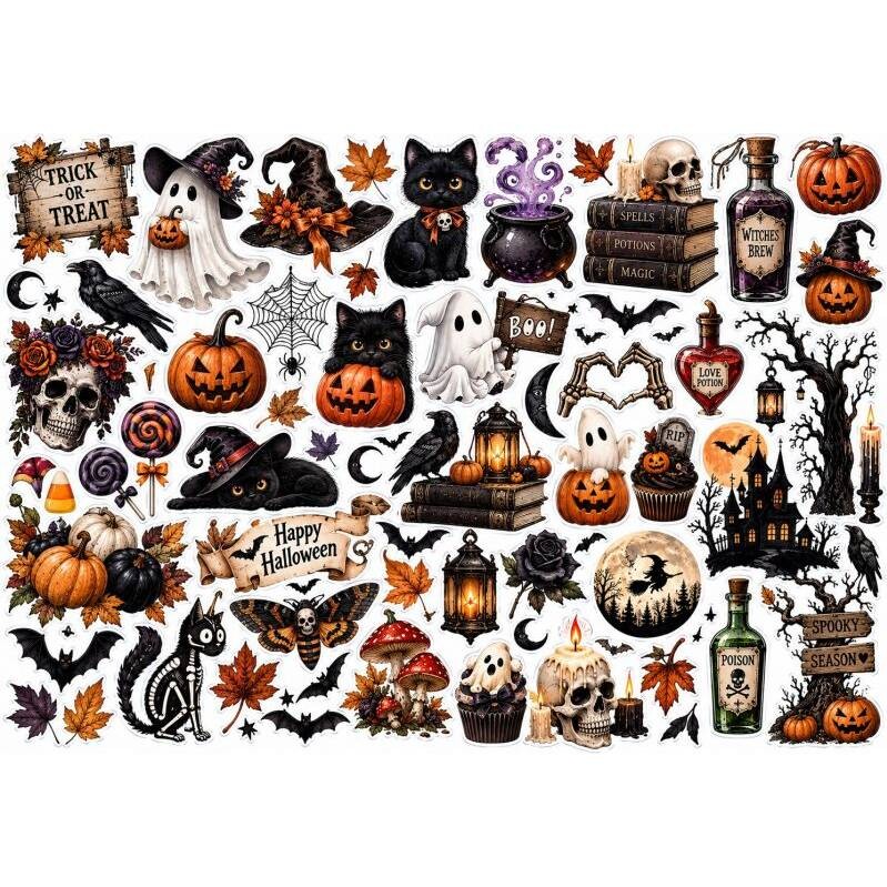 Jedlý papír Veselé halloweenské motivy - PICTURE