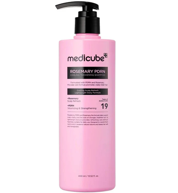 Medicube Osvěžující šampon Rosemary Pdrn Cooling Thickening Shampoo 400 ml