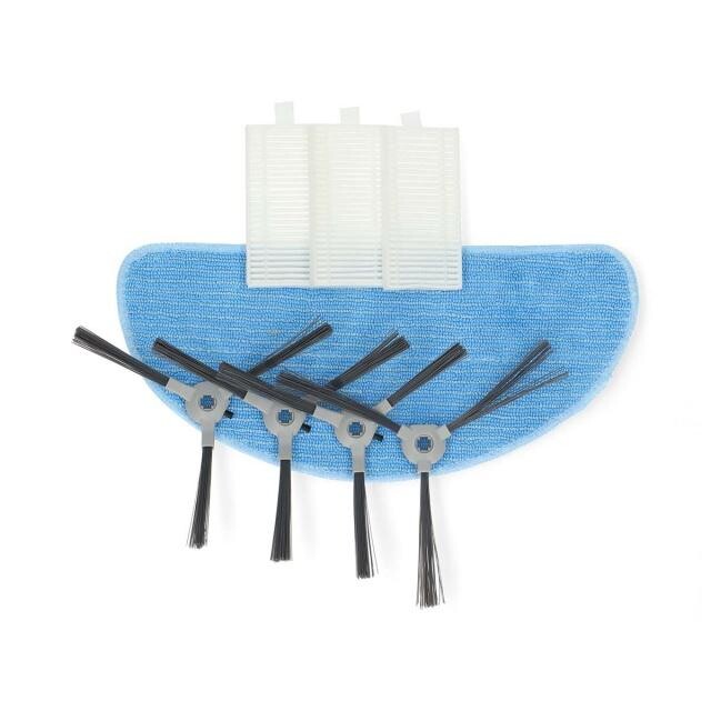 HEPA filtry, kartáče a mop pro vysavač Nedis WIFIVCR10CBK