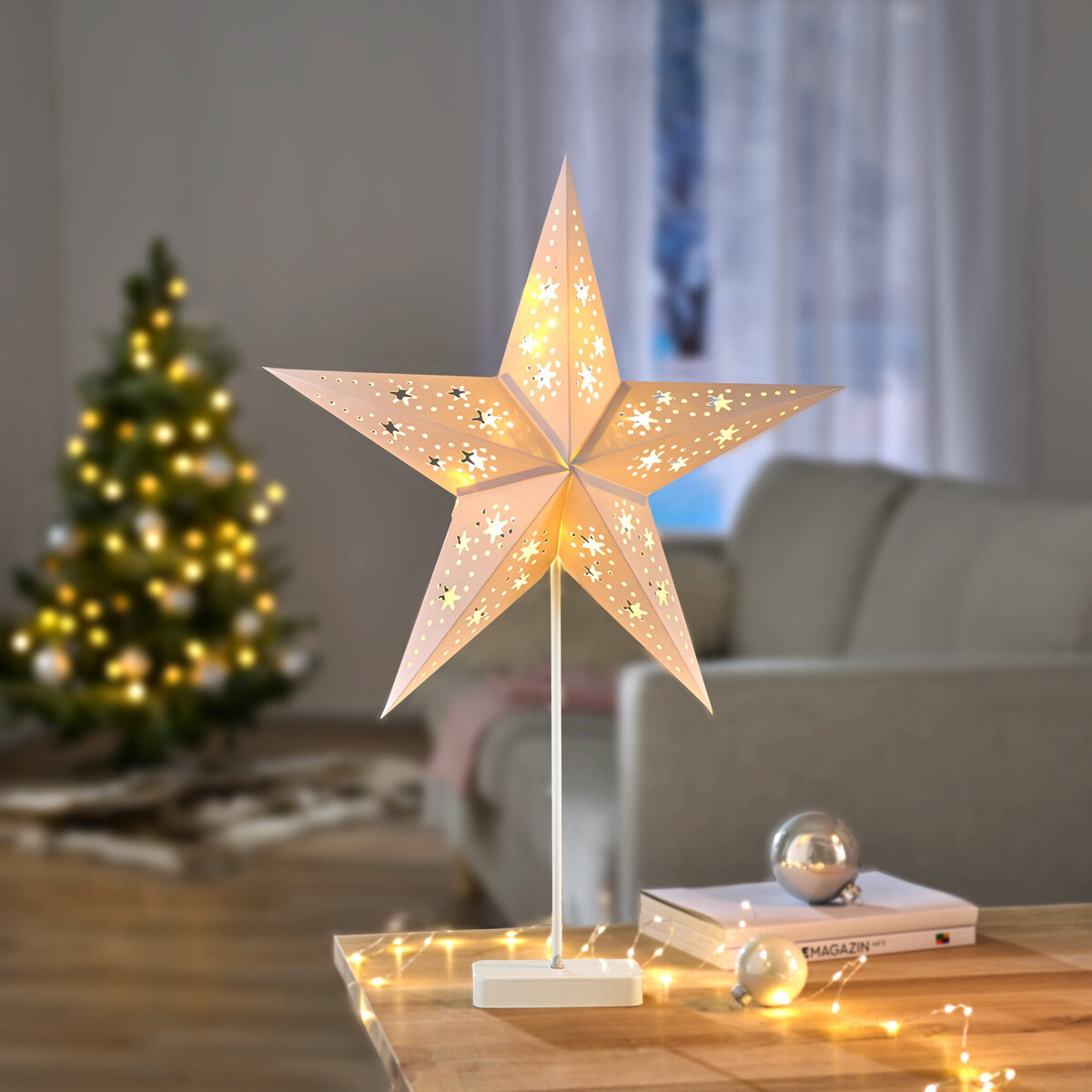 LED Hvězda Lampion