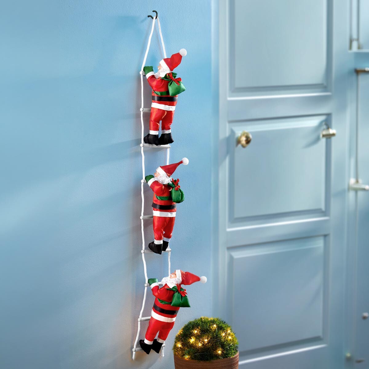 Dekorace Santa Claus, trio