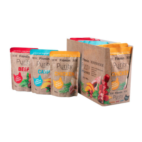 Fitmin cat Purity MULTIPACK 12x100g