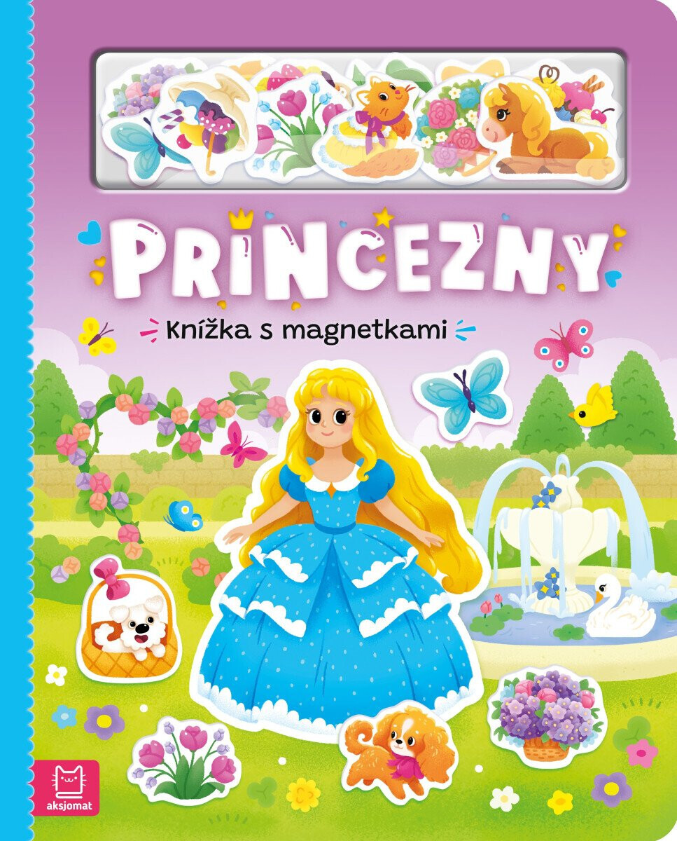 Knížka s magnetkami Princezny - Anna Podgórska