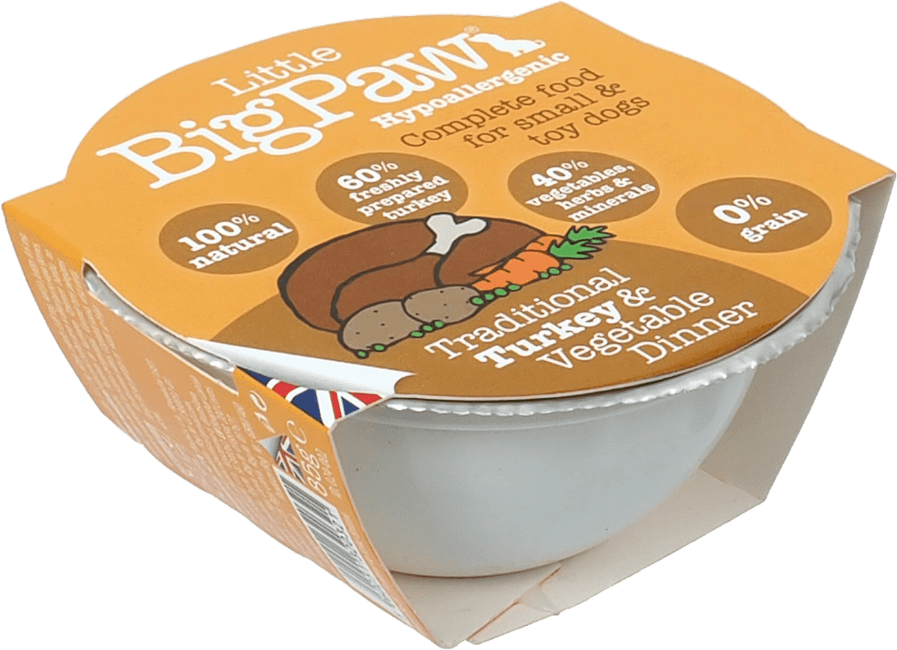 Kalíšek Little Big Paw krůta & zelenina 85g