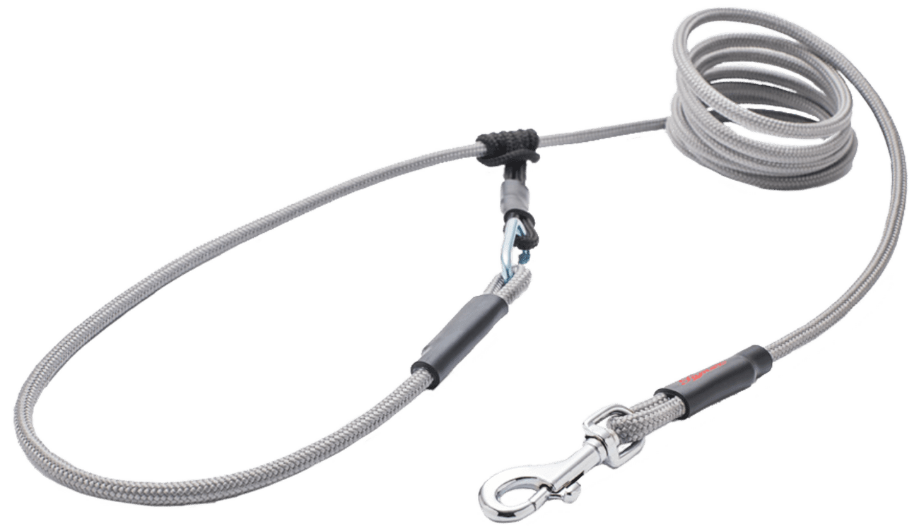 Vodítko Tamer lanové Easylong mini 4m šedé