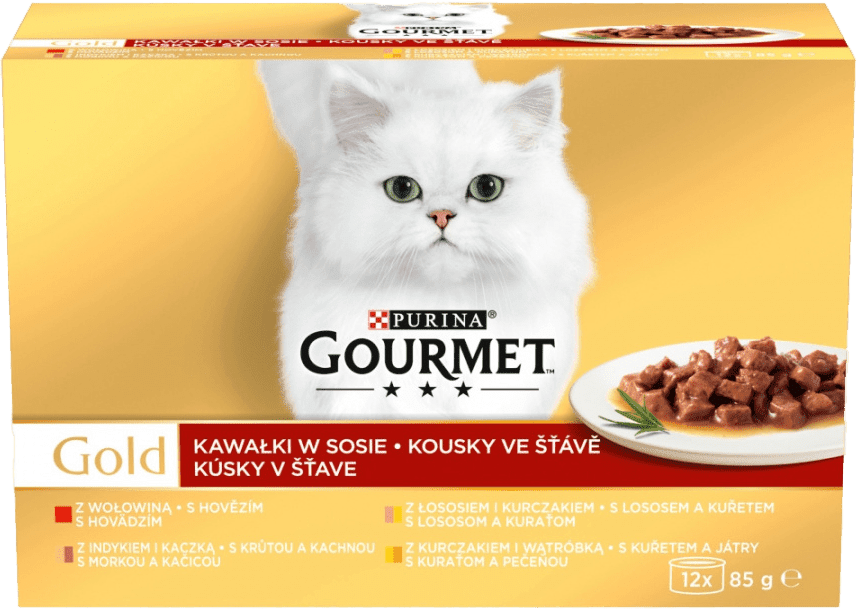 GOURMET Gold Multipack ve šťávě 12x85g