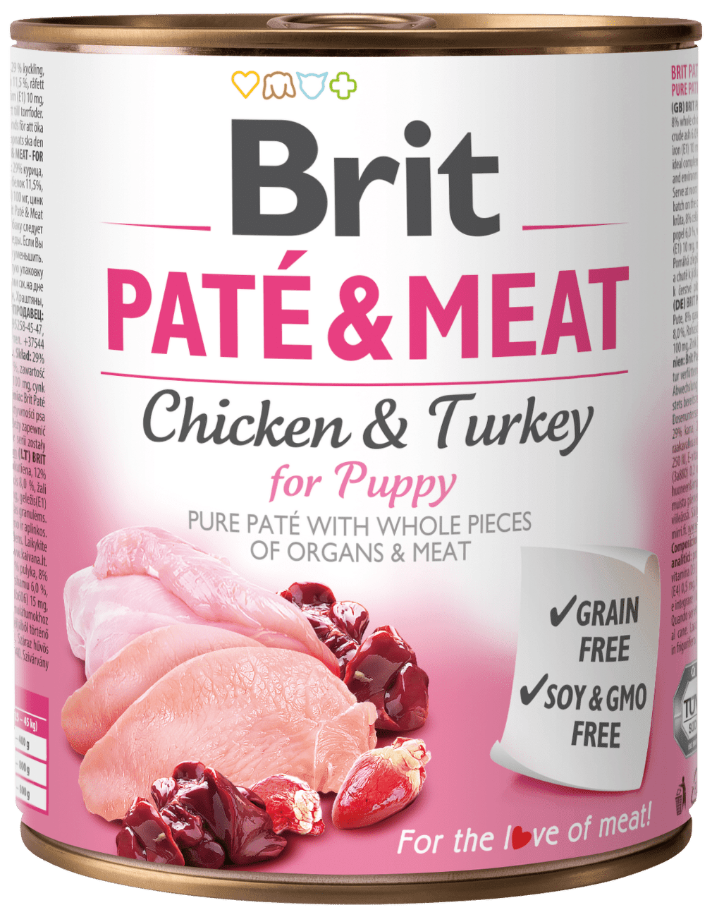Konzerva Brit Paté & Meat Puppy 800g