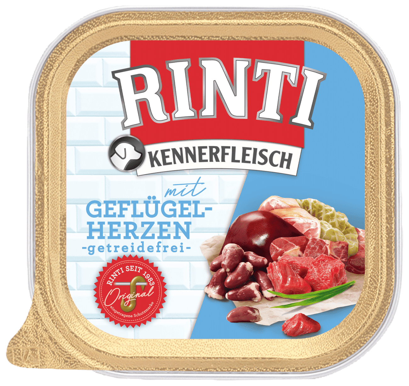 Vanička Rinti Kennerfleisch drůbeží srdíčka 300g