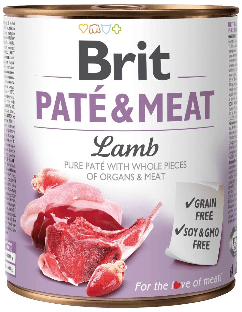 Konzerva Brit Paté & Meat Lamb 800g