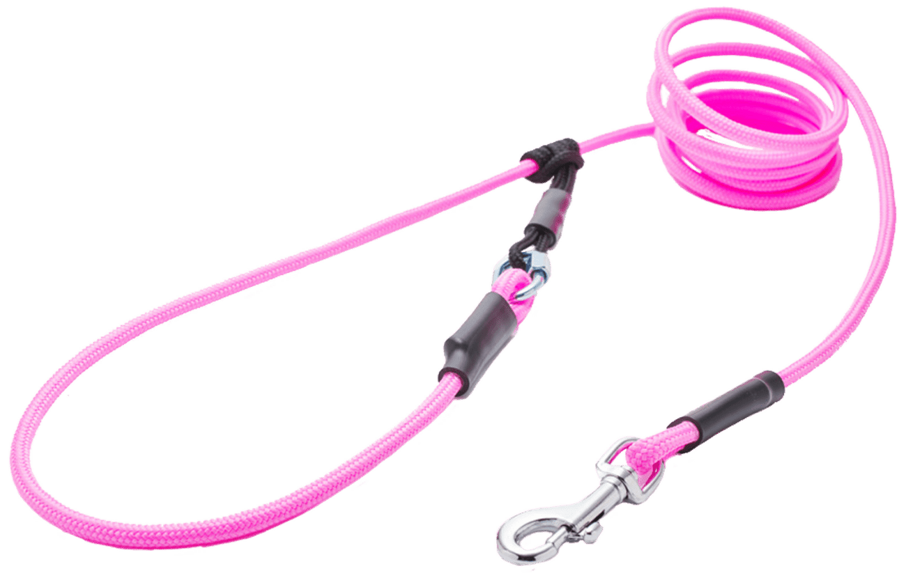 Vodítko Tamer lanové Easylong mini 3,5m růžové