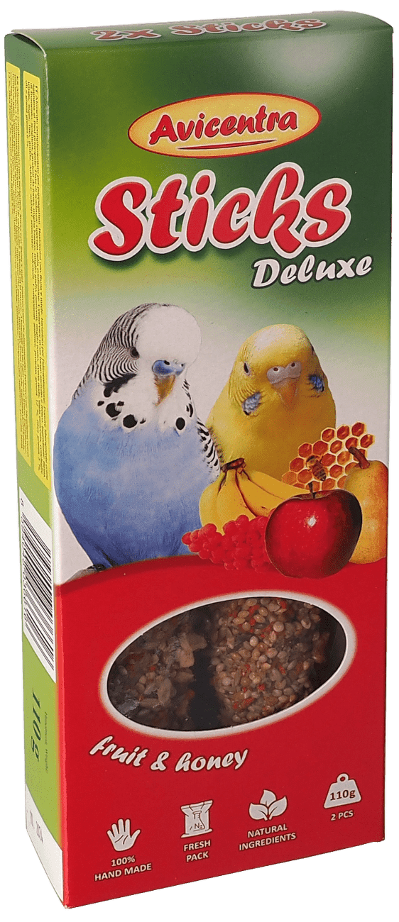 Tyčinky AVICENTRA ovocné pro andulky 2ks
