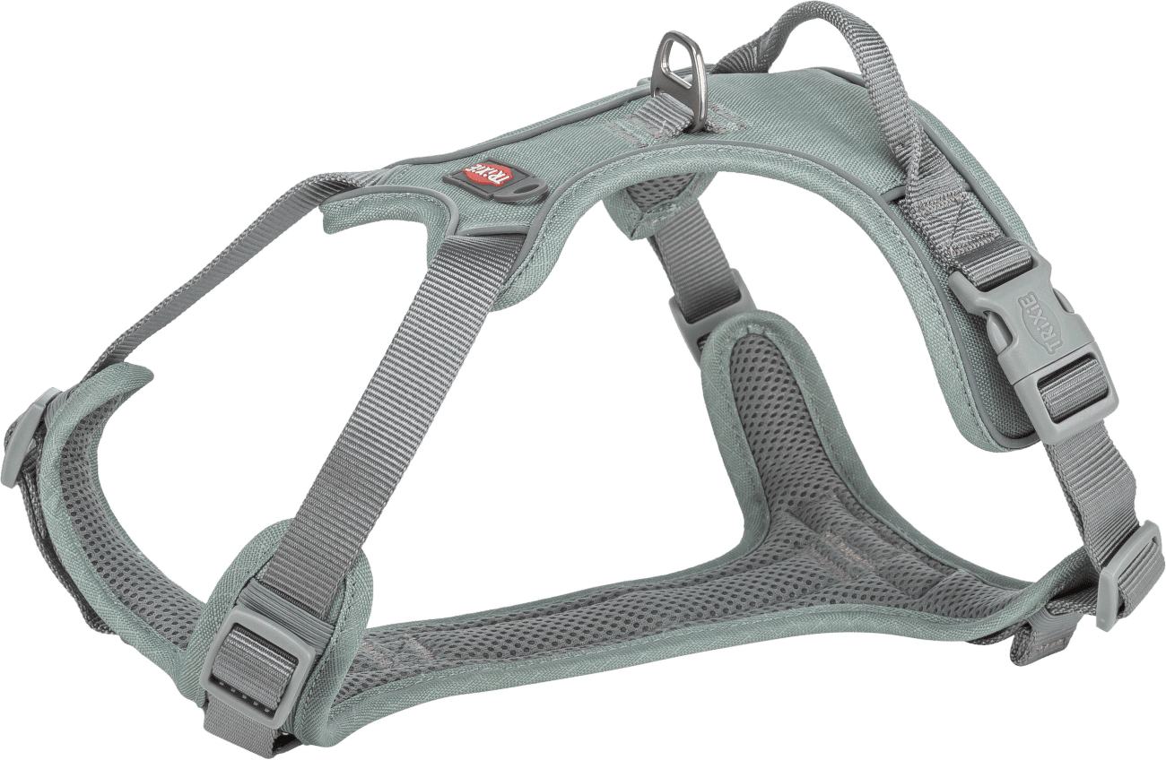 Postroj Premium Active Trixie M-L 60 75 cm 25 mm zelený