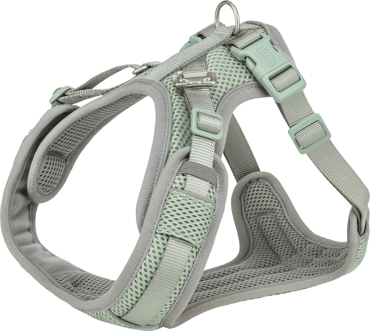 Postroj FlexMesh Premium Trixie M 58 80 cm 20 mm zelený
